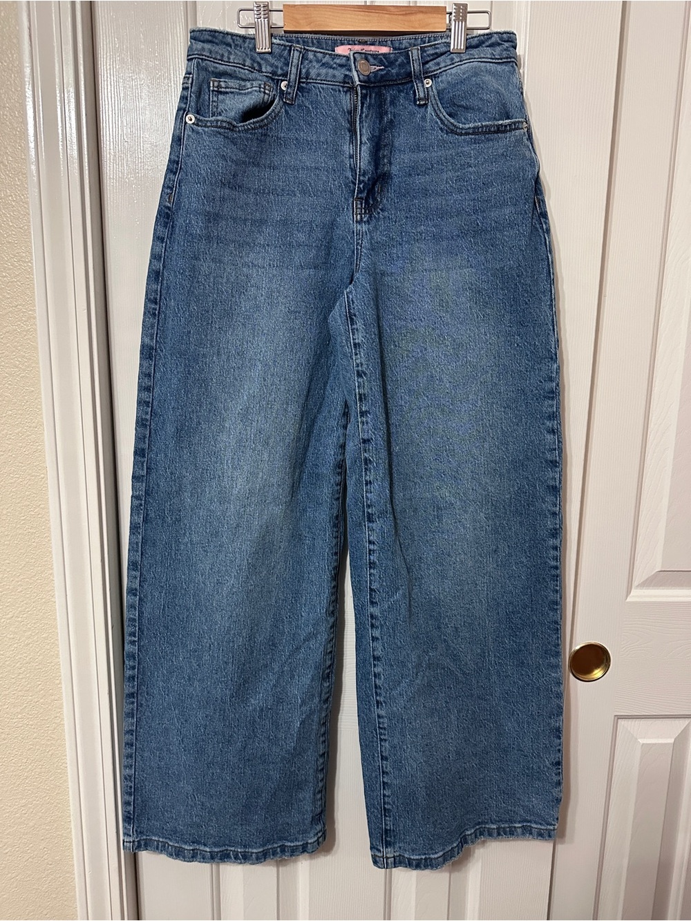 Juicy Couture Wide-Leg Jeans in Denim Blue